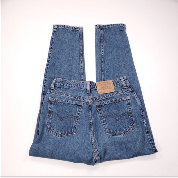 Vintage Levi’s 512 High Waist Slim Fit Tapered Leg - Picture 9 of 16